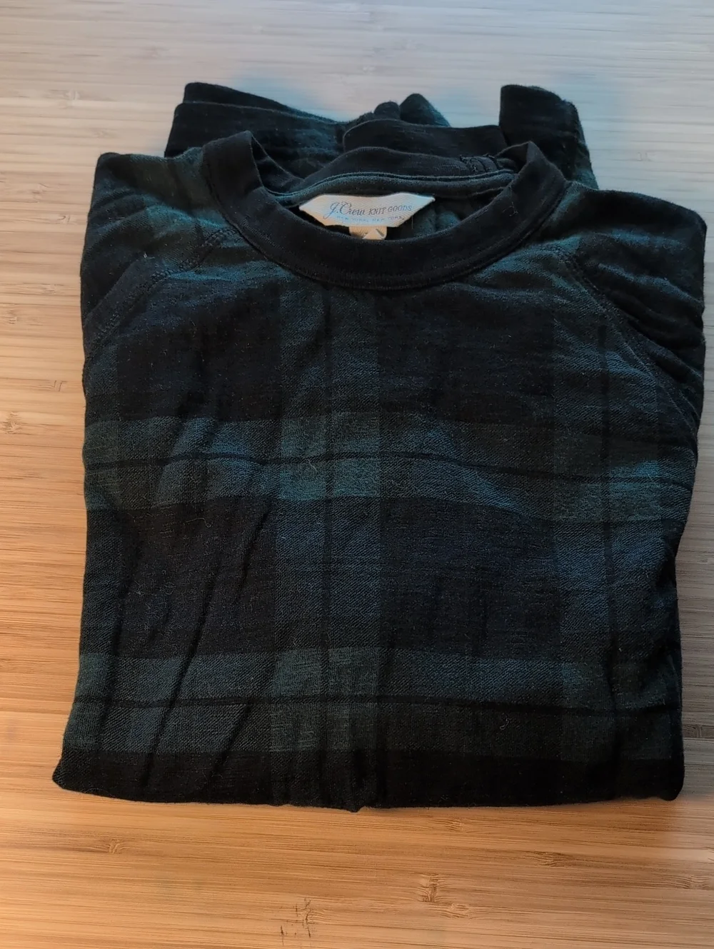 J.Ctrw Loungewear Set_blackwatch plaid